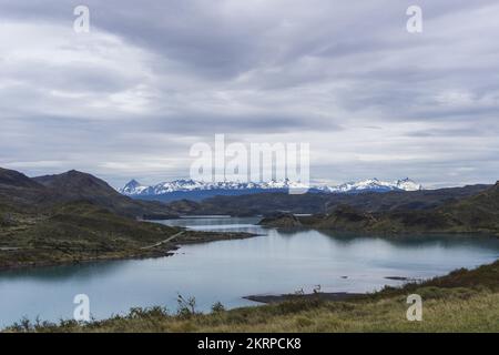 Torres del Paine Nationalpark, Puerto Natales, Cile, Patagonien, Südamerika Stockfoto