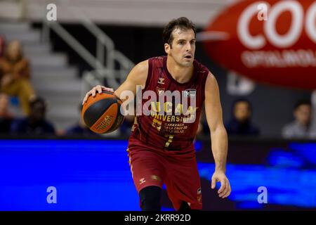 Tomas Bellas, UCAM Murcia CB vs Mombus Obradoiro, ACB, Liga Endesa de Basket, Basketball First Division, reguläre Liga, Tag 9, Palacio de los Deporte Stockfoto