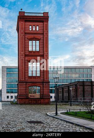 Akademie des historischen Gebäudes, Wiederaufbau der Ecke Schinkels Bauakademie Mitte, Berlin Stockfoto