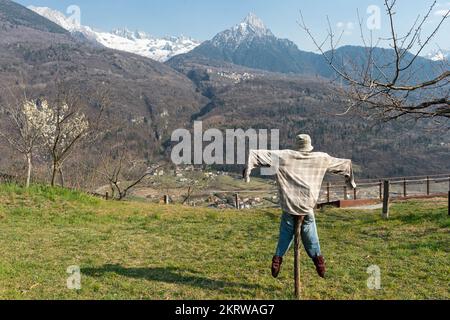 scarecrow, capo di ponte, italien Stockfoto