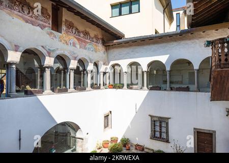 Zitti Palace, Cemmo, italien Stockfoto