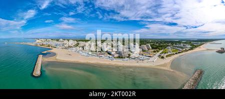 Luftaufnahme von La grande motte France Stockfoto