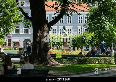 Olaf Ryes plass, Place, Grunerlokka, oslo, norwegen Stockfoto