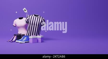 Moderne Bannervorlage für Angebote mit Sonderangebot am Black Friday Stockfoto