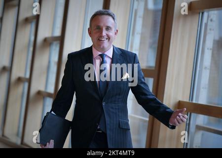 Edinburgh Scotland, Vereinigtes Königreich, 29. November 2022. Alex Cole-Hamilton, schottische Liberaldemokraten im schottischen Parlament. Live-Nachrichten von sst/alamy Stockfoto