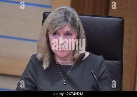 Edinburgh Scotland, Vereinigtes Königreich, 29. November 2022. Alison Johnstone vom Schottischen Parlament. Live-Nachrichten von sst/alamy Stockfoto