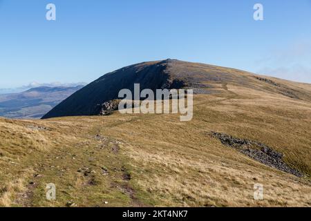 Mit Blick von Cadair Idris oder Cader Idris in Richtung Mynydd Moel Stockfoto