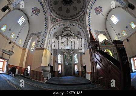 Hazrat Cabir Moschee, früher bekannt als Kristos Pantepoptes Kirche, wurde in der byzantinischen Zeit in Istanbul, Türkei, erbaut. Stockfoto