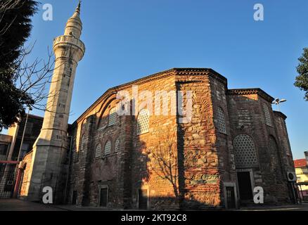 Hazrat Cabir Moschee, früher bekannt als Kristos Pantepoptes Kirche, wurde in der byzantinischen Zeit in Istanbul, Türkei, erbaut. Stockfoto