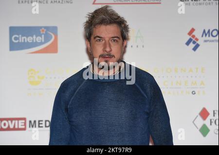 Italien. 29.. November 2022. Der Schauspieler Paolo Ruffini nimmt am 29. Dezember 2022 an einem Fotoanruf während der 45.. Giornate Professionali del Cinema Sorrento Italien Teil. (Foto: Franco Romano/NurPhoto) Kredit: NurPhoto/Alamy Live News Stockfoto