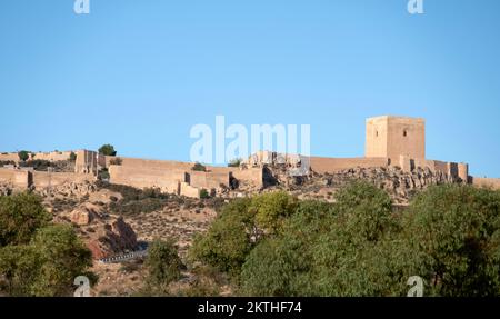 Alcazaba, Almeria, Andalusien, Spanien Stockfoto