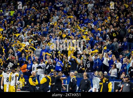 Indianapolis, Indiana, USA. 28.. November 2022. Während eines NFL-Spiels in Indianapolis, Indiana. John Mersits/CSM/Alamy Live News Stockfoto