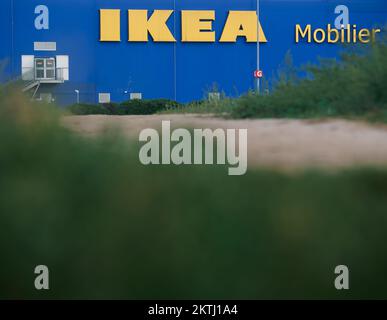 Bukarest, Rumänien - 07. Oktober 2022: IKEA Bucharest Baneasa Store, im Norden von Bukarest, Rumänien. Stockfoto