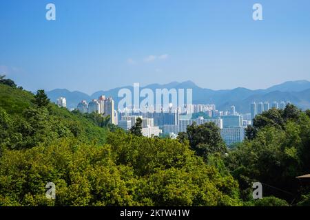 Sha Tin District in den New Territories, Hongkong Stockfoto