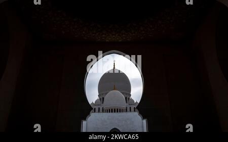 Fantastische Scheich-Zayid-Moschee aus Abudhabi Stockfoto