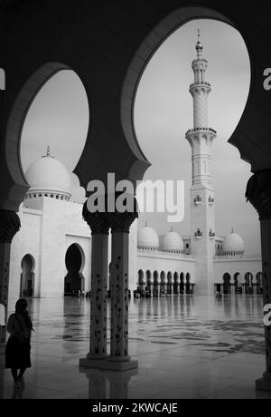 Fantastische Scheich-Zayid-Moschee aus Abudhabi Stockfoto