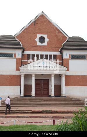 Jüdische Synagoge, Lubumbashi, Provinz Katanga, Demokratische Republik Kongo Stockfoto
