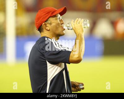 Stoke City Manager Tony Pulis Stockfoto