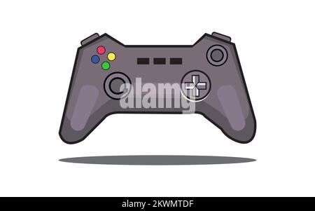 Videospiel-Controller/Gamepad-Symbol Stock Vektor