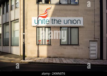 Vereinheitlichen Sie das Logo der Union Branch in Southampton, Hampshire, England, Vereinigtes Königreich Stockfoto