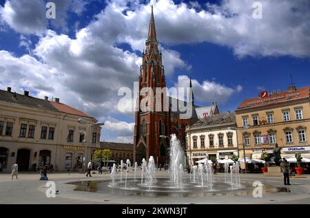 FOTO EINREICHEN - Kroatien als 28.. EU-Mitgliedstaat Osijek ist eine Stadt mit den grünsten Gebieten in Kroatien und die größte Stadt in der Region Slawonien. Foto: Davor Javorovic/PIXSELL Stockfoto