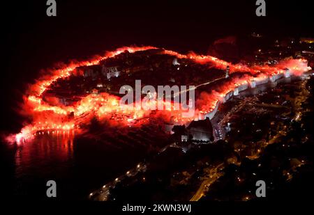 DATEIFOTO - Kroatien als 28.. EU-Mitgliedstaat Dubrovnik ist berühmt für seine Altstadt. Diese Stadt an der Adriaküste hat die meisten Touristenbesuche in Kroatien. Foto: Grgo Jelavic/PIXSELL Stockfoto