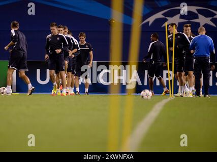 20.08.2013., Zagreb, Kroatien - Training von GNK Dinamo vor dem morgigen Qualifikationsspiel UEFA Champions League mit FK Austria Wien .. Foto: Marko Prpic/PIXSELL Stockfoto