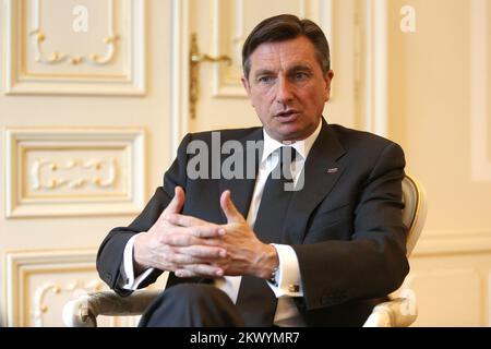 22.03.2017., Slowenien, Ljubljana - Borut Pahor, slowenischer Politiker, derzeitiger Präsident der Republik Slowenien, ehemaliger Premierminister der Republik Slowenien. Foto: Anto Magzan/PIXSELL Stockfoto