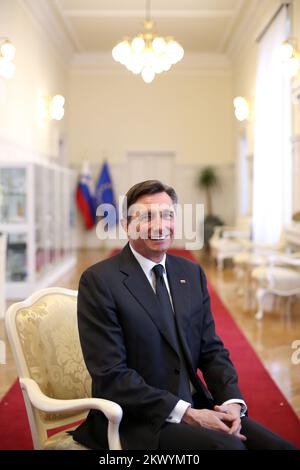 22.03.2017., Slowenien, Ljubljana - Borut Pahor, slowenischer Politiker, derzeitiger Präsident der Republik Slowenien, ehemaliger Premierminister der Republik Slowenien. Foto: Anto Magzan/PIXSELL Stockfoto