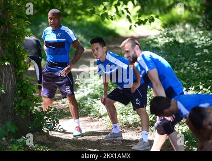 05.07.2017., Moravske Toplice, Slowenien - morgendliches Fußballtraining des GNK Dinamo Zagreb. Sammir, Marcos Guilherme. Foto: Marko Prpic/PIXSELL Stockfoto