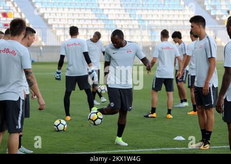 01.08.2017., Kroatien, Rijeka - Red Bull Salzburg Training vor dem zweiten Spiel der dritten Qualifikationsrunde der UEFA Champions League gegen Rijeka. Reinhold Yabo. Foto: Goran Kovacic/PIXSELL Stockfoto