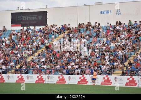 09.08.2017., Zadar, Kroatien - Friendly International Match U-19, Kroatien - Italien. Foto: Dino Stanin/PIXSELL Stockfoto