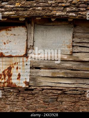 Alte Farm Barn Stockfoto