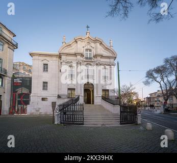 Kirche des Heiligen Antonius (Igreja Santo Antonio de Lisboa) und Museum des Heiligen Antonius - Lissabon, Portugal Stockfoto