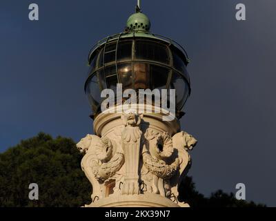 gianicolo Leuchtturm in rom Stockfoto
