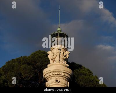 gianicolo Leuchtturm in rom Stockfoto