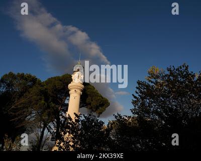 gianicolo Leuchtturm in rom Stockfoto