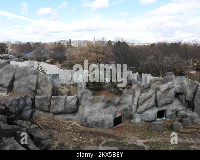 13.03.2018., Wien, Österreich - Tiergarten Schönbrunn, oder "Wiener Zoo", ist ein Zoo auf dem Gelände des berühmten Schlosses Schönbrunn in Wien, Österreich. Gegründet als kaiserliche Menagerie im Jahr 1752, ist er der älteste durchgängig betriebene Zoo der Welt. Foto: Borna Filic/PIXSELL Stockfoto