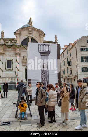 30,01,2019., Dubrovnik - Tourist aus Asien besucht Dubrovnik. Foto: Grgo Jelavic/PIXSELL Stockfoto