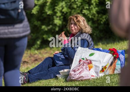 01.05.2019., Zagreb, Kroatien - Internationaler Arbeitstag wurde im Maksimir-Park gefeiert. Foto: Tomislav Miletic/PIXSELL Stockfoto