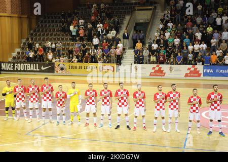 24.10.2019., Dubrovnik, Kroatien - Hauptrunde des europäischen Qualifikationswettbewerbs für die FIFA Futsal Weltmeisterschaft 2020, Gruppe 7, Kroatien - Schweden. Foto: Grgo Jelavic/PIXSELL Stockfoto