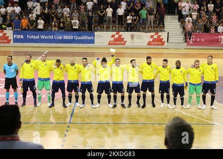 24.10.2019., Dubrovnik, Kroatien - Hauptrunde des europäischen Qualifikationswettbewerbs für die FIFA Futsal Weltmeisterschaft 2020, Gruppe 7, Kroatien - Schweden. Foto: Grgo Jelavic/PIXSELL Stockfoto