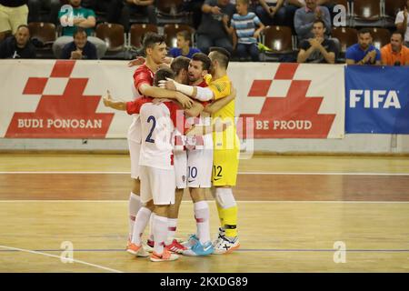 24.10.2019., Dubrovnik, Kroatien - Hauptrunde des europäischen Qualifikationswettbewerbs für die FIFA Futsal Weltmeisterschaft 2020, Gruppe 7, Kroatien - Schweden. Foto: Grgo Jelavic/PIXSELL Stockfoto