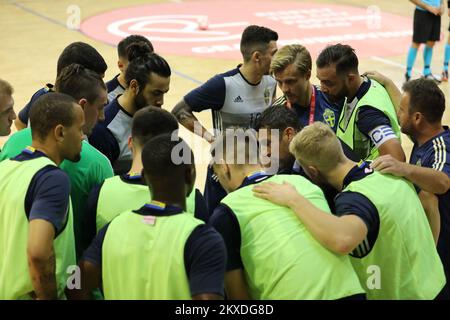 24.10.2019., Dubrovnik, Kroatien - Hauptrunde des europäischen Qualifikationswettbewerbs für die FIFA Futsal Weltmeisterschaft 2020, Gruppe 7, Kroatien - Schweden. Foto: Grgo Jelavic/PIXSELL Stockfoto