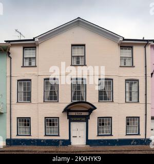 DARTMOUTH, DEVON - 06. JUNI 2009: Das Alte Zollhaus, ein imposantes georgianisches Gebäude Stockfoto