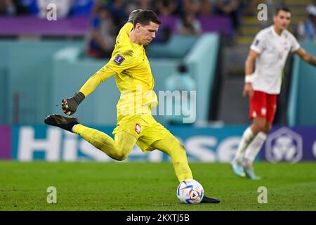 Doha, Katar. 30.. November 2022. DOHA, KATAR - NOVEMBER 30: Wojciech Szczesny von Polen während des Spiels Gruppe C - FIFA Weltmeisterschaft Katar 2022 zwischen Polen und Argentinien im Stadium 974 am 30. November 2022 in Doha, Katar (Foto: Pablo Morano/BSR-Agentur) Kredit: BSR-Agentur/Alamy Live News Stockfoto