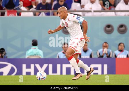 Doha, Katar. 30.. November 2022. Wahbi Khazri von Tunesien während der FIFA-Weltmeisterschaft 2022, Fußballspiel der Gruppe D zwischen Tunesien und Frankreich am 30. November 2022 im Education City Stadium in Doha, Katar - Foto Jean Catuffe/DPPI Credit: DPPI Media/Alamy Live News Stockfoto