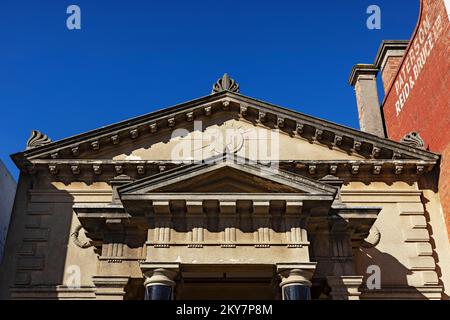 Ballarat Australien / Ballarats historisches Camp Street Streetscape. Hier sehen Sie die Freimaurerhalle aus den frühen 1870er Jahren. Die Regierung ist in der Camp Street Stockfoto