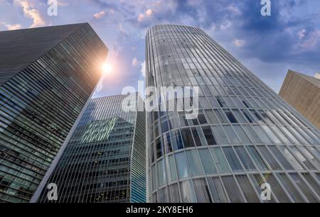 Mexiko-Stadt Polanco gehobenes Business-Finanzviertel mit luxuriösen Einkaufszentren. Stockfoto