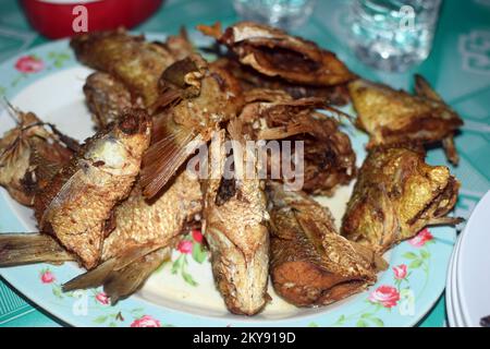 Lokale Speisen aus Timor-Leste Stockfoto